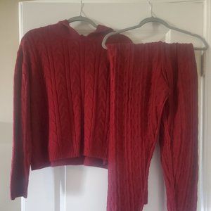 Fashion Nova cropped knit set